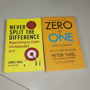 Zero To One And Never Split The Difference