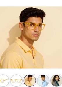 🕶️Lenskart Hustlr Amber Blue Cut Eyewear✨