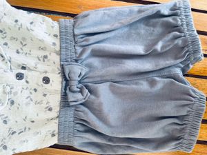 Adorable Floral Top &amp; Bloomer Set