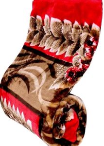 Red Floral Pattern Blanket