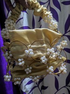 Pearled &amp; Gold Party Bag