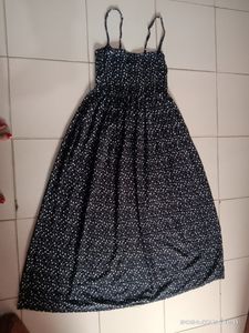 Printed Dress Back Side Adjustable Nd Elastic