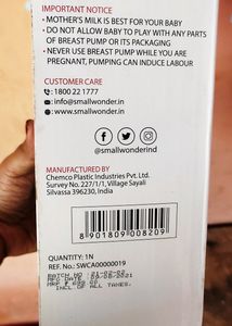 Small Wonder Manual Breast Pump