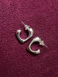 Silver Tone Geometric Earrings