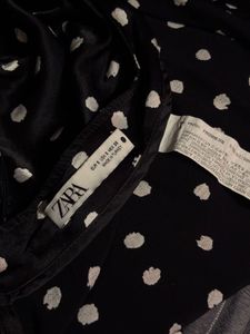 ZARA MIDI Skirt Polka Dot