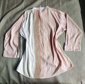 Striped Button-Up Top