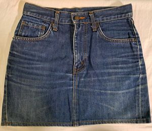 Denim Mini Skirt