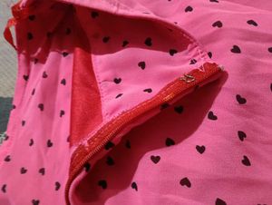 Pink printed plazzos 🩷