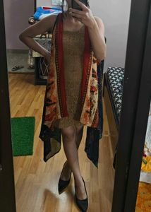 Stylish Dress with shrug