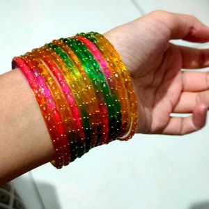 Aesthetic y2k bollywood style bangle set