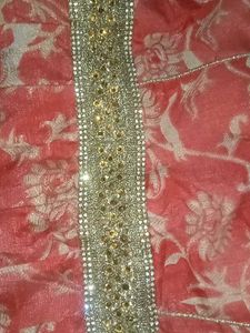Elegant Pink Floral Anarkali