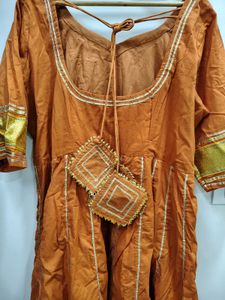 NEW Aachho Orange Kurta Set