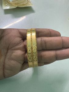 Gold Bangles - Set of 2