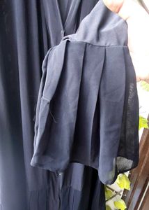 Black Frill Abaya