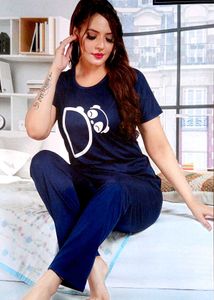 Very New Night Suit - Navy Blue