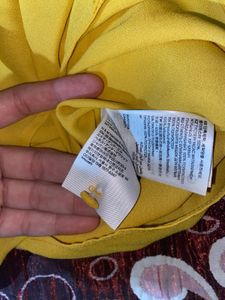 Yellow Sheer Top