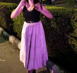 Tiered Maxi Skirt