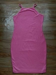 Pink Bodycon Mini Dress