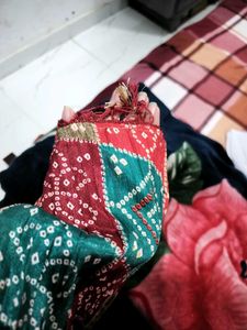 Colorful Bandhej Dupatta