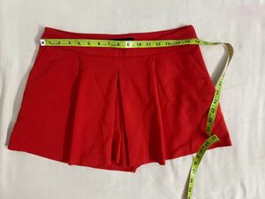 Red Zara Skort waist 32