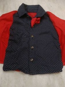 Boys Red Outfit Set