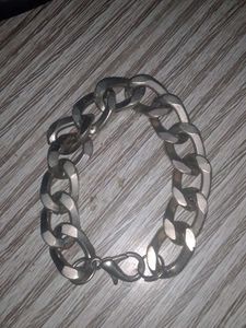 Chunky Silver Chain Bracelet