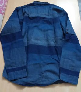 Stylish Striped Blue Shirt