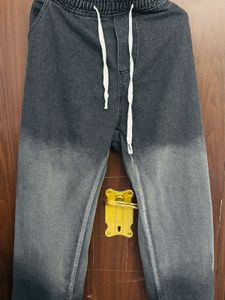 Ombre Wide Leg Denim Jeans