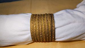 Golden Bangle Set of 2