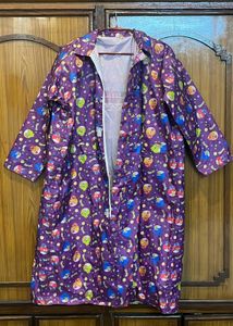 Fun Cartoon Raincoat With Cover