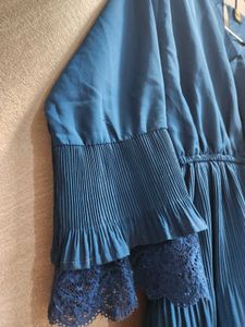 Navy Blue Party Wear Top
