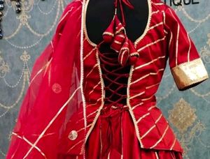 Satin Lehanga Choli