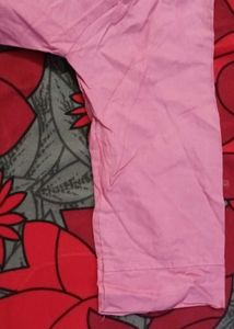 Pink Kurta with Mirror Work