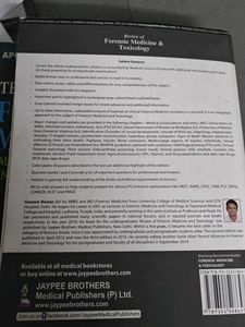 Forensic Medicine &amp; Toxicology