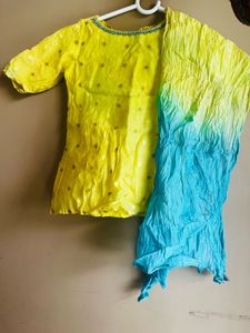 Fabindia Yellow Dress (3-4 Yrs)