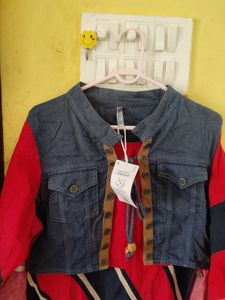 denim kurta bust 32&amp;34
