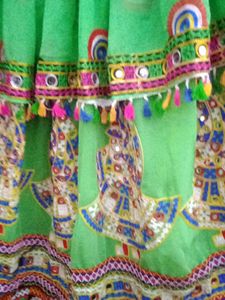 Green Lahenga Choli