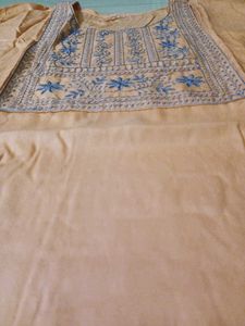 New Cotton Kurti With Thread Work