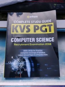Complete Study Guide KVS PGT Computer Science