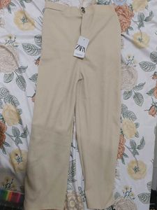 Women New Beige Trousers