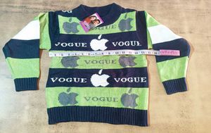 Kids Vogue Apple Print Sweater