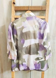 Floral Print Button-Down Shirt size-38