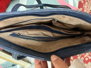 Navy Blue Capreese Tote Bag