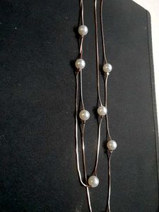 Pearl Beaded Layered Necklace