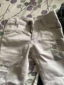 Boys Pants Grey And Black Both