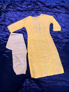 Yellow Kurta Set