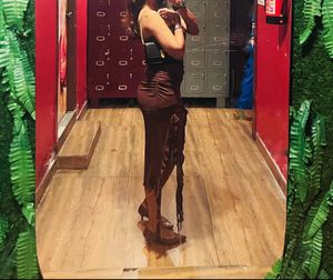 WESTSIDE- Brown tube dress