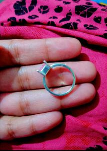New pure silver ring
