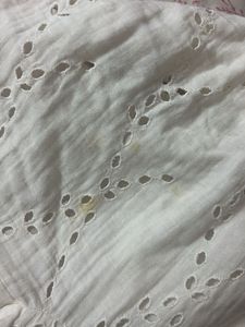 White Chikankari Crop Top Witj Tie Up