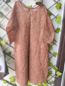 Katha Embroidered Kurta set
